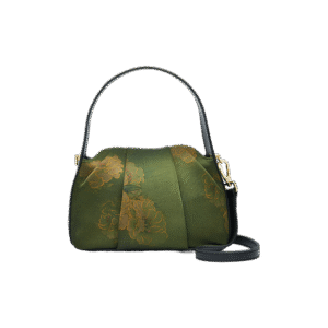 Xiangyunsha Silk Retro Crossbody Handbag